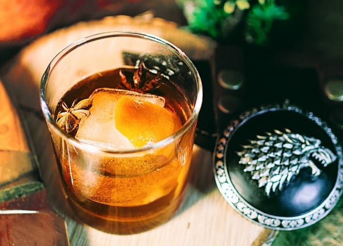 The Crow’s Old Fashioned Game of Thrones Cocktail