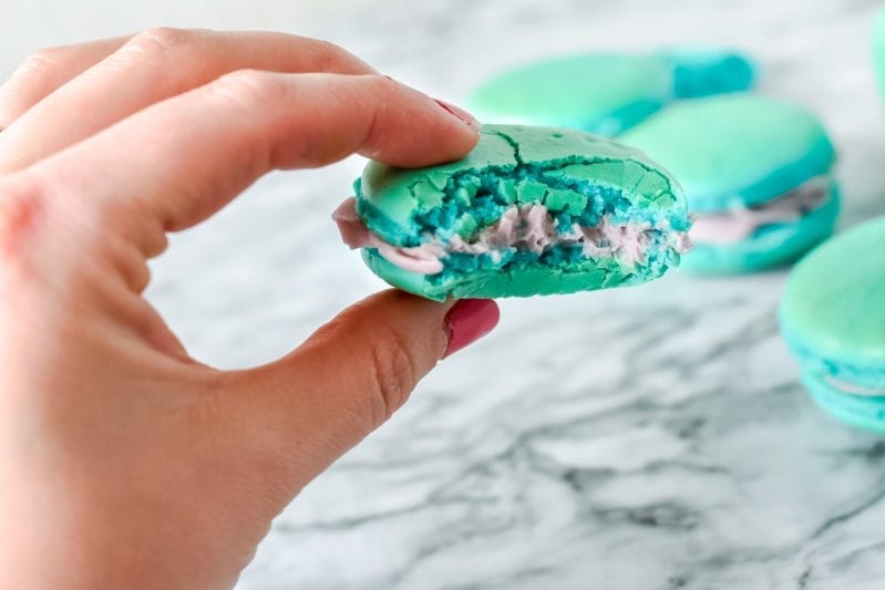 Blueberry Macarons are So Freaking Spectacular, I'm Marrying Them. They're without equal. And I need more. Immediately. #macarons #blueberrymacarons #macaroncookies #frenchmacarons