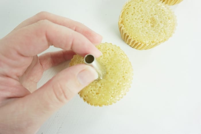 I am not kidding, for a little girl's night-in, these Boozy Strawberry Liqueur Cupcakes are so perfect. I die. #boozycupcake #drunkcupcake #strawberrycupcake #cupcake