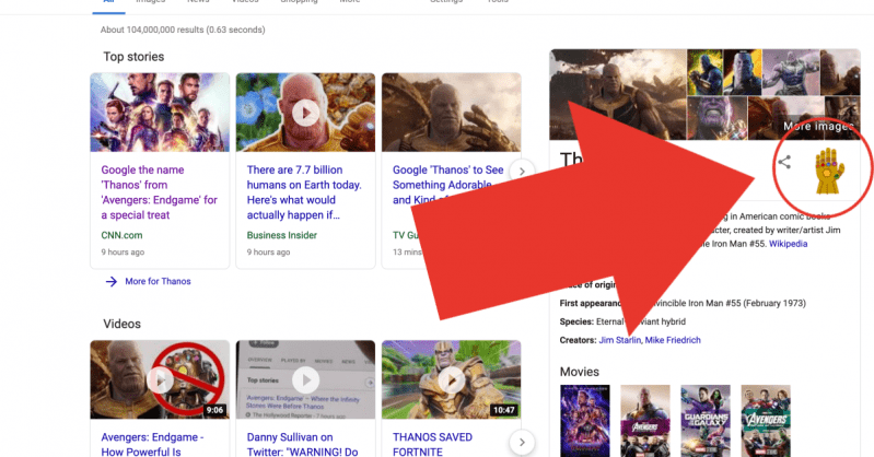 Google ‘Thanos’ And Watch What Happens!