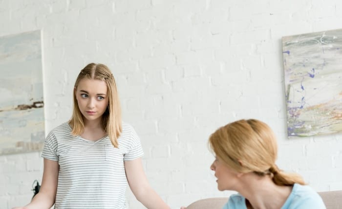 Talking to teens about their body and changes isn't always a simple topic, but it's an important one. If you're looking for ways to help ease into the conversation, these simple tips can help. #teens #parenting