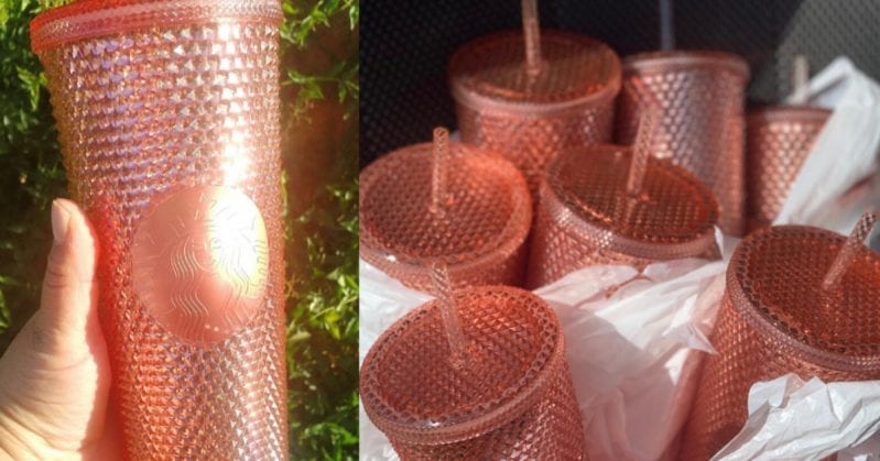 Rose Gold Sparkly Starbucks Tumblers Are Here, My Heart is Full