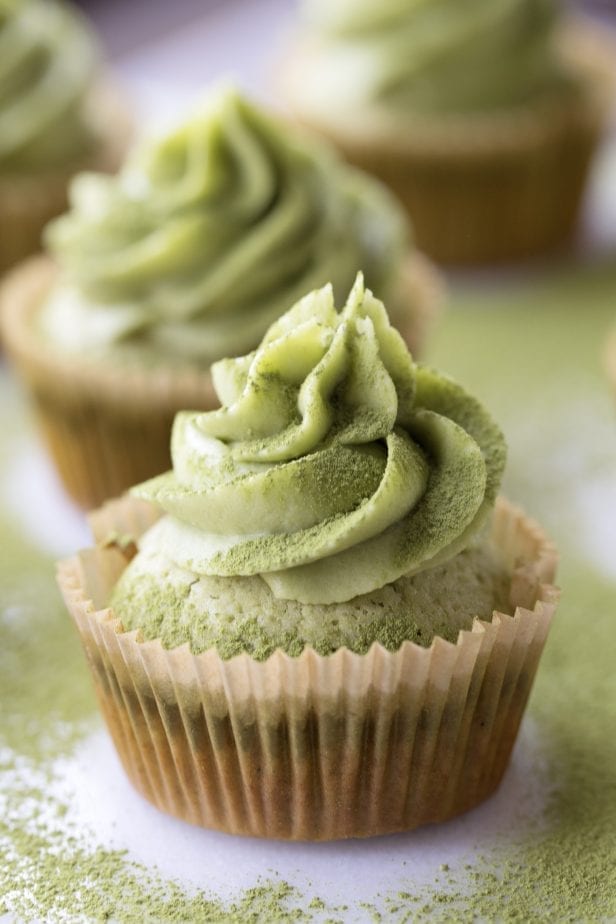Matcha Green Tea Cupcakes | Matcha Flavored Treats