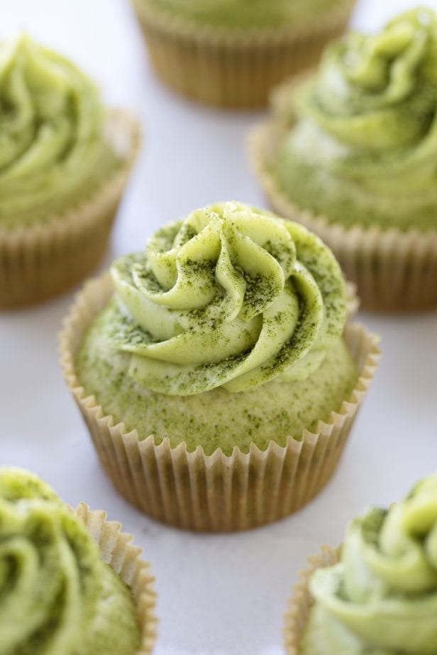 I can’t tell you how excited I am to share these matcha green tea cupcakes. Refreshingly different from your traditional cupcake, they’re absolutely the best brunch treat ever! #matcha #matchacupcakes #greenteacupcakes #matchagreentea #matchagreenteacupcakes