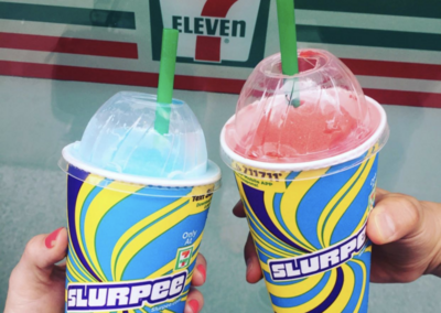 It is $1 Medium Slurpee Day at 7-Eleven