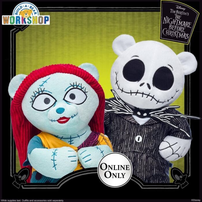 the nightmare before christmas build-a-bears come just in time for halloween