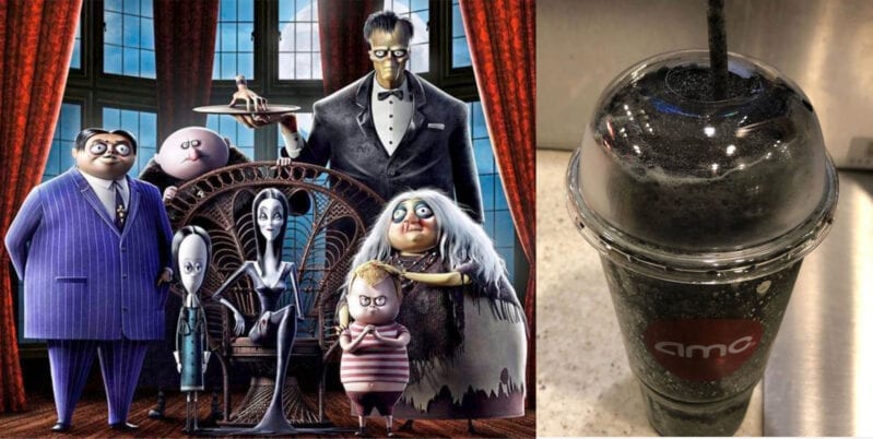 You can get an Addams Family Black Icee and it is SO GOOD