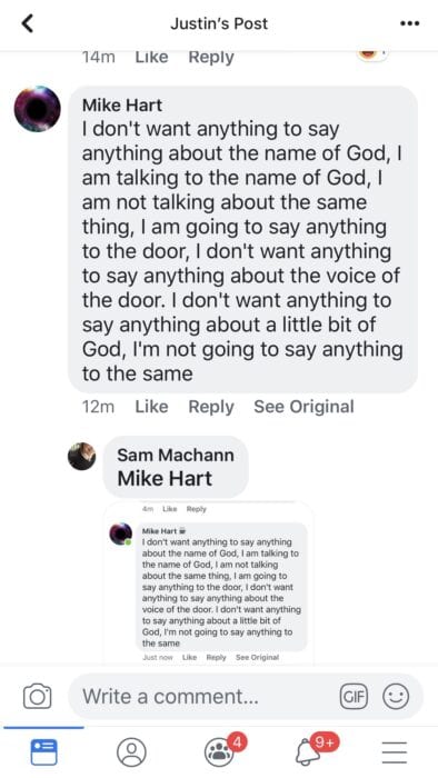 Facebook translates blah blah blah into weird messages