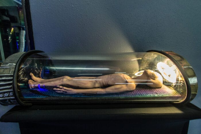 Area 51 is rumored to hold the body of aliens