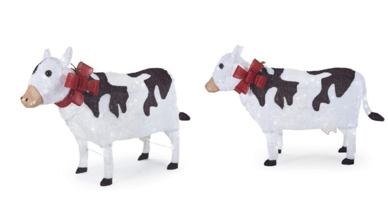 Home Depot Is Selling A Light-Up Christmas Cow and I Need One