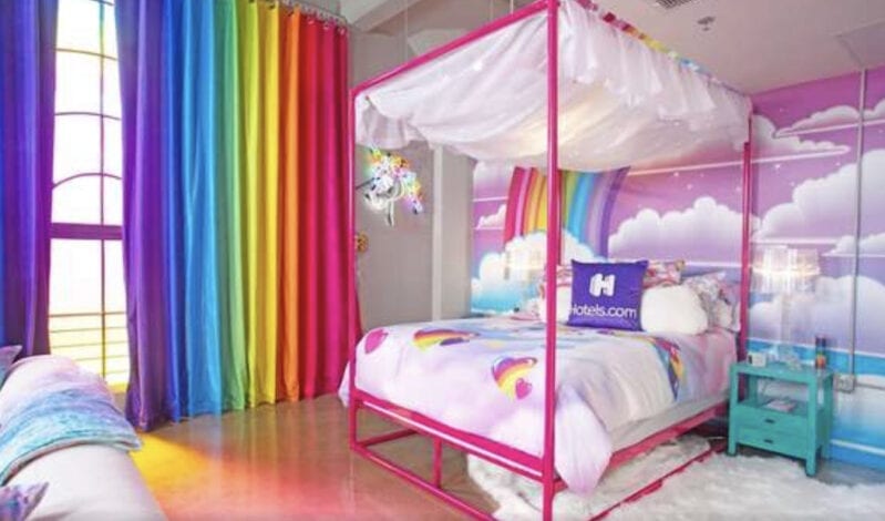 You Can Rent A Lisa Frank-Themed Apartment and Bring Your 90’s Childhood Back