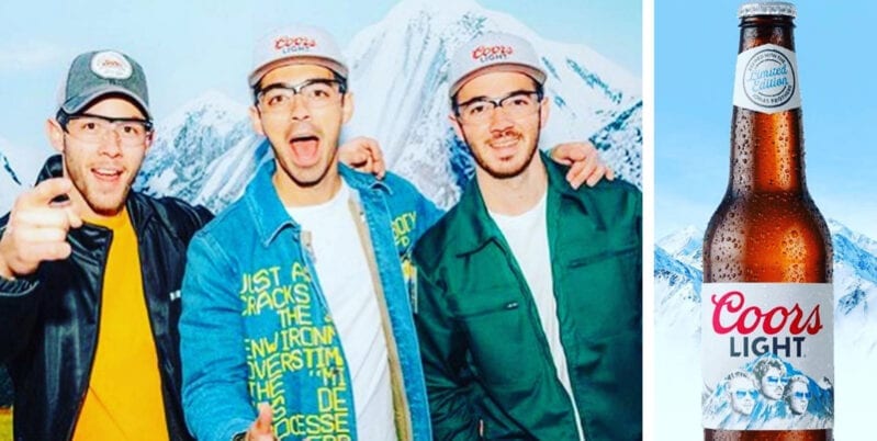 The Jonas Brothers Will Be On Coors Light Beer Bottles Because Why Not