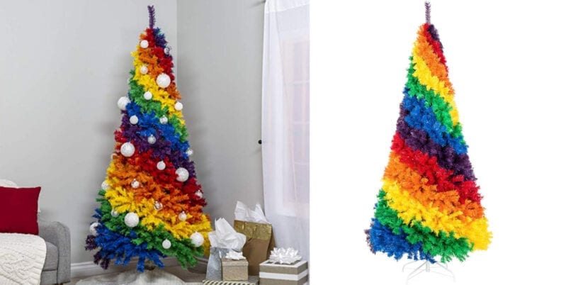 This Rainbow Christmas Tree Makes Me Feel Merry and Bright