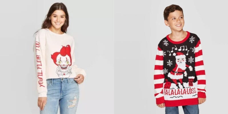 Target is Selling Ugly Christmas Sweaters For The Entire Family and I’m Ready for A Holiday Party
