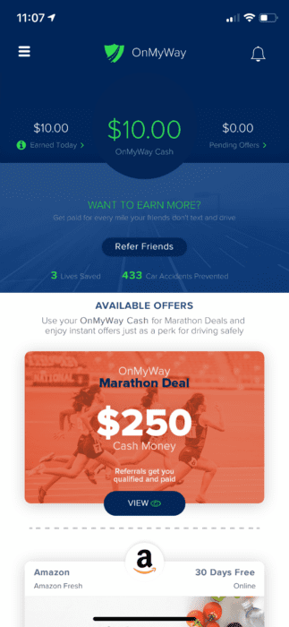 there are many ways to earn cash on On My Way when you aren't driving