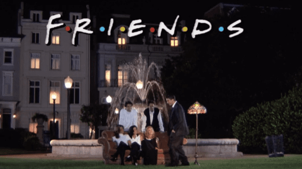 the famous opening credits of the popular sitcom Friends features a fantastic fountain