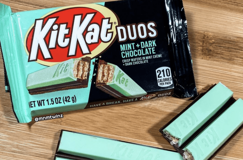 KITKAT DARK CHOCOLATE AND MINT BARS Are Being Released in December