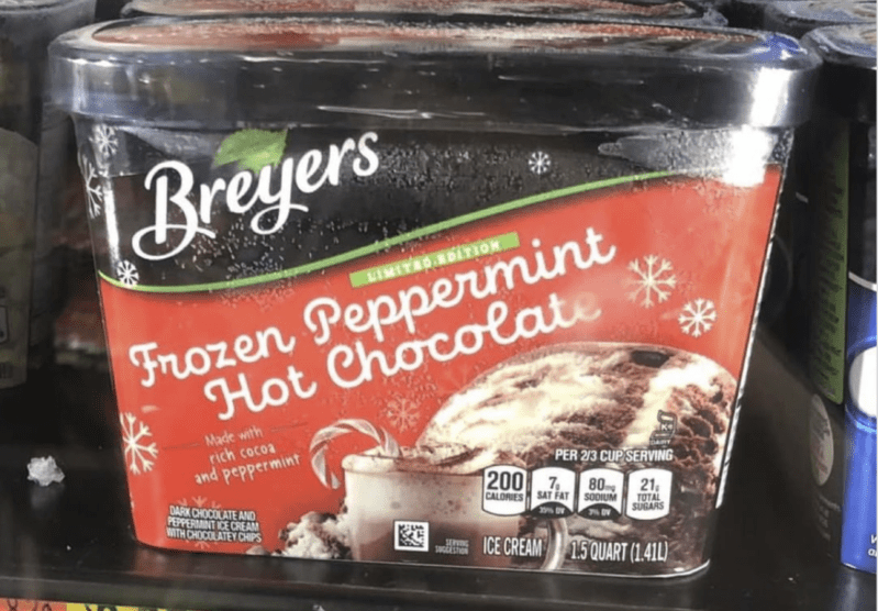 Breyers Released A New Peppermint Hot Chocolate Flavor