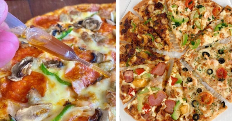 Dominos Japan Released a ‘Halloween Roulette’ pizza where one slice has ghost pepper sauce