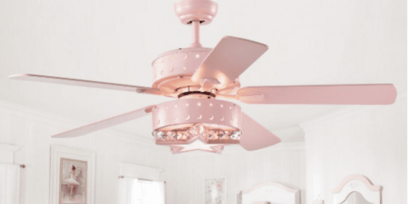 Home Depot Is Selling A Sparkly Pink Fan to Keep The Princess In Your Life Cool