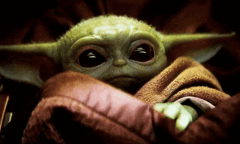 Baby Yoda is so cute