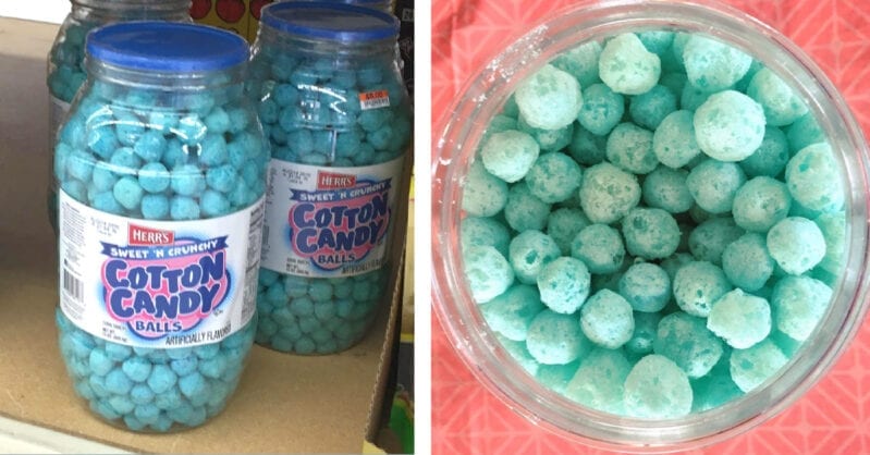 Move Over Cheese Balls, Blue Cotton Candy Balls Are Here To Take The Crunchy Snack To The Next Level