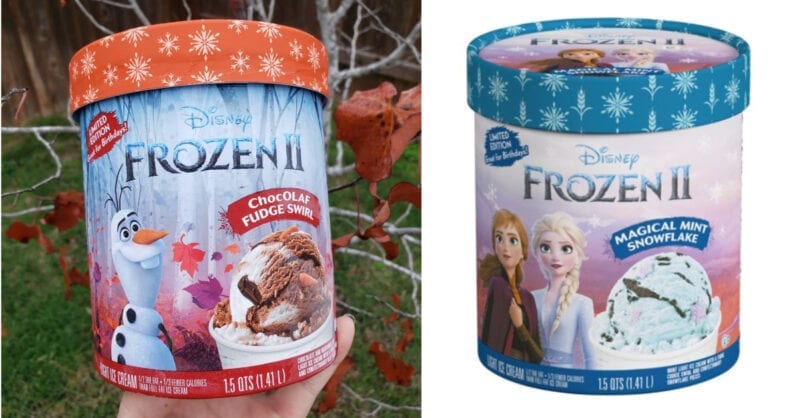 Frozen 2 Ice Cream Is Here And It Comes In 2 Flavors: Mint Chocolate and Chocolate Marshmallow