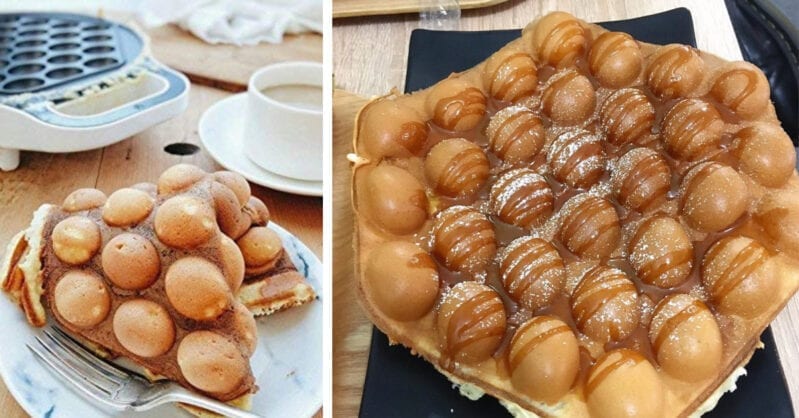 You Can Get This Bubble Waffle Maker To Make The Perfect Bubbly Waffles At Home
