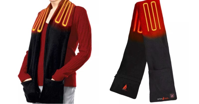 You Can Get A Battery Operated Heated Scarf So You Can Keep Your Neck Warm