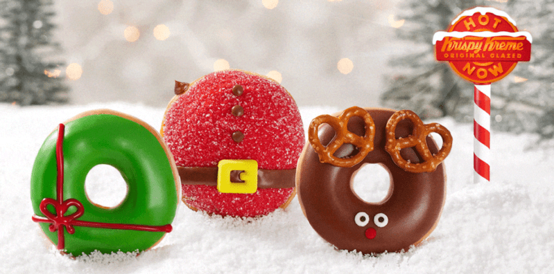 Krispy Kreme Released Holiday Donuts and I Want Them All