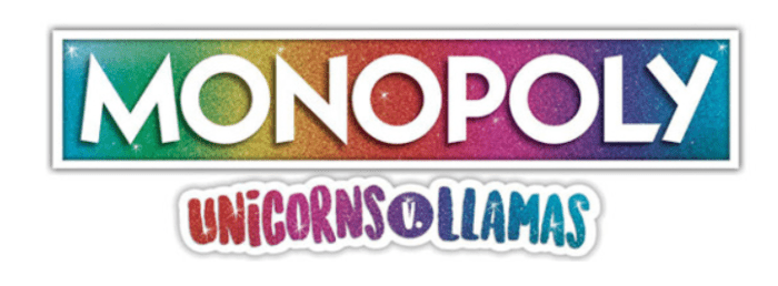 Monopoly Unicorns Vs Llamas Board Game for Ages 8 & Up Exclusive 
