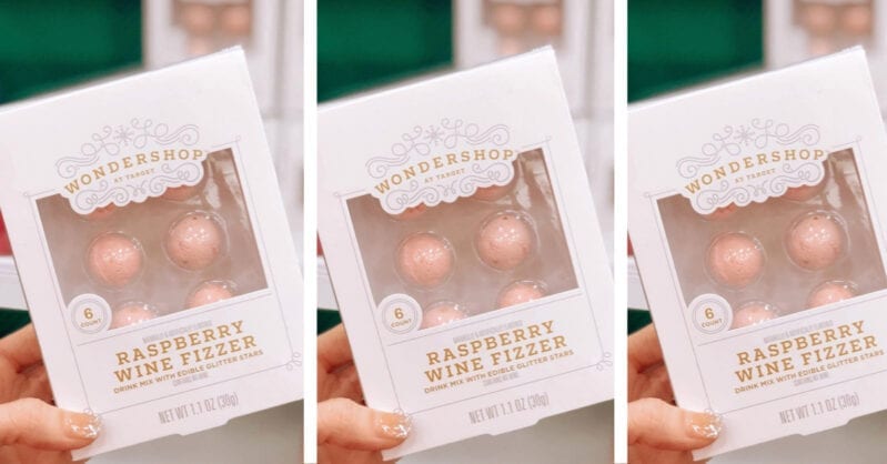 Target Is Selling $6 Raspberry Wine Fizzers That Explode with Glitter In Your Drink