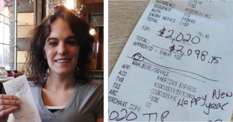 Donnie Wahlberg Tipped His Server $2020 And It’s Become A New Internet Challenge