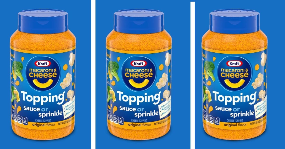 You Can Now Get A 1-Pound Container Of Kraft Macaroni and Cheese Sprinkles And I’m Putting It On Everything