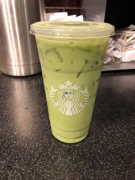 menu matcha starbucks
