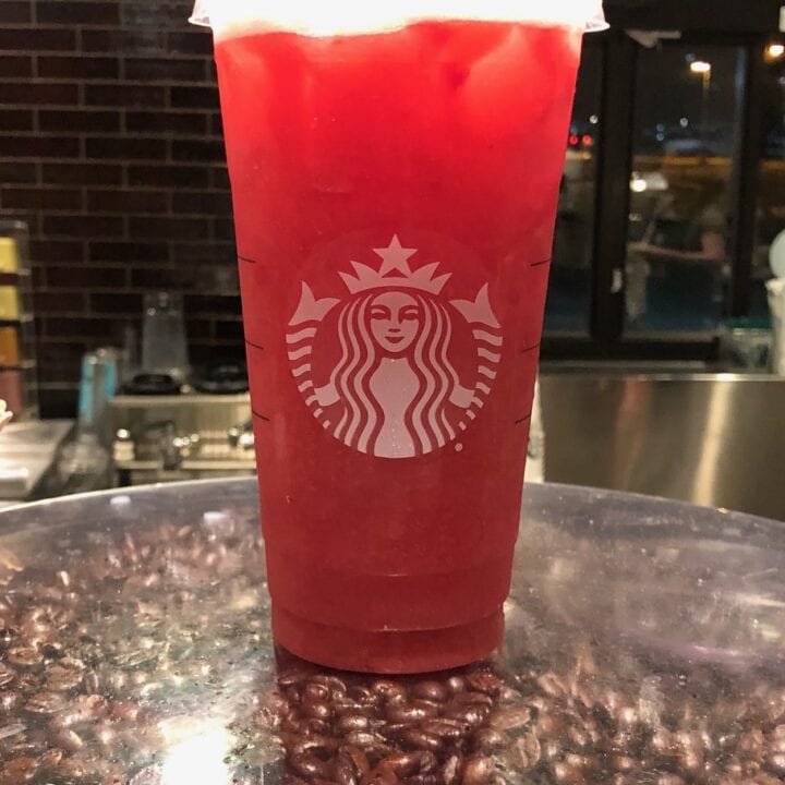 Red Drink at Starbucks