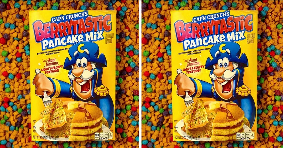 Cap’N Crunch Has A New Berrytastic Pancake Mix With Actual Cereal Pieces Inside and I Need It