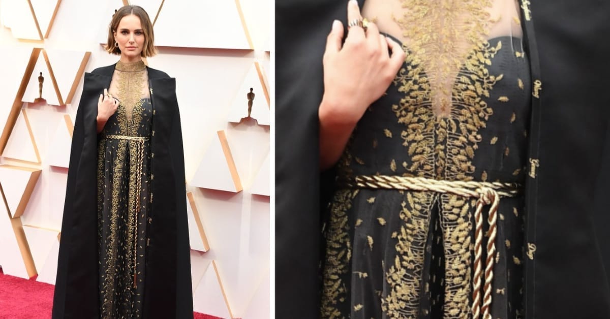 The Cape Natalie Portman Wore At The Oscars Contained All The Names Of The Snubbed Women Directors
