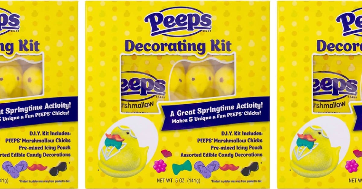 You Can Get A Peeps Decorating Kit That Allows You Make The Fanciest Marshmallows Ever