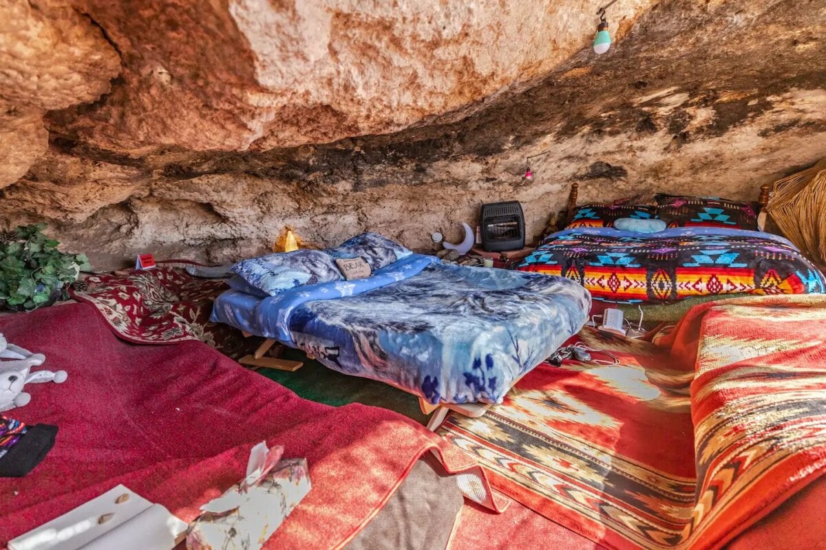 You Can Camp In The Wilderness Comfortably At This Arizona Airbnb That’s Located in a Cave