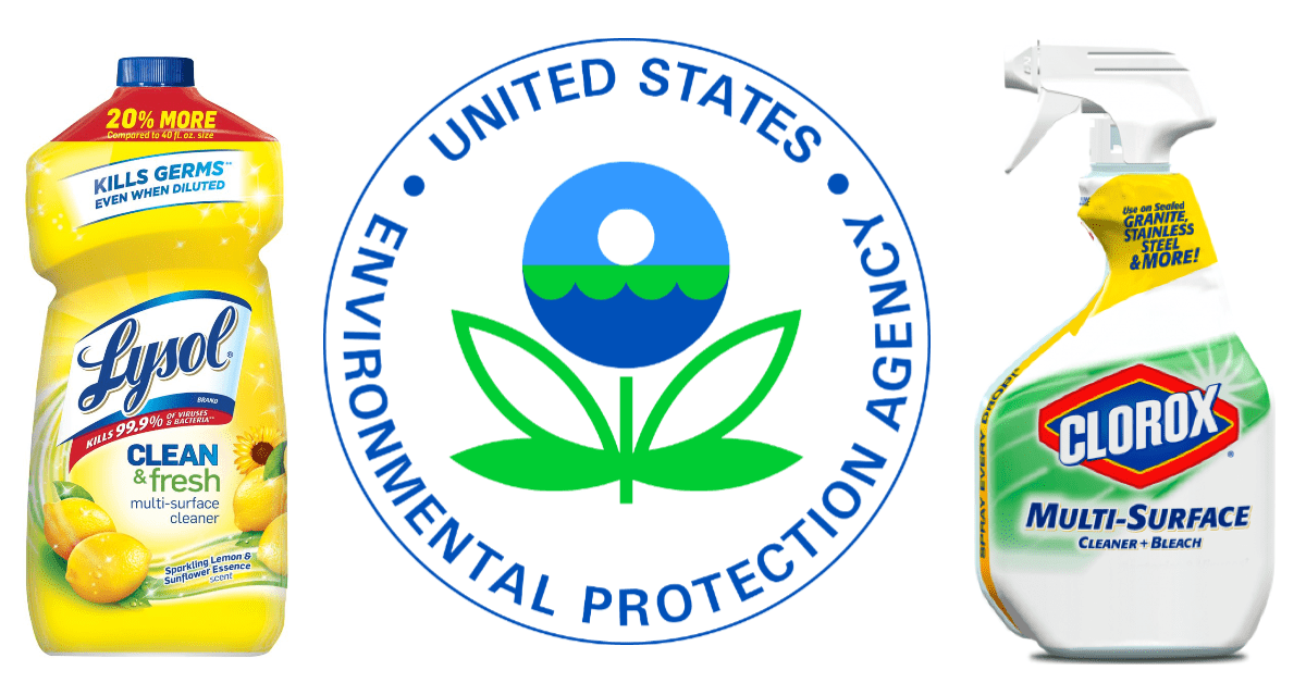 Here is an EPA Approved List of Disinfectants You Can Use Against Coronavirus