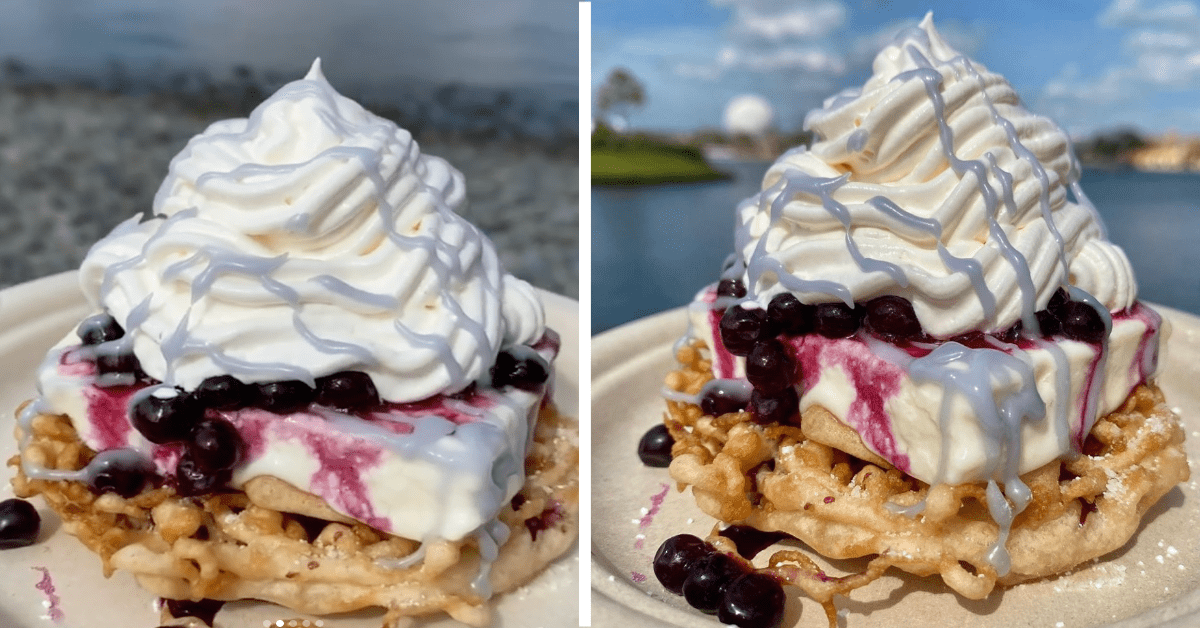 This Epcot mini funnel cake is on a whole new level of deliciousness!