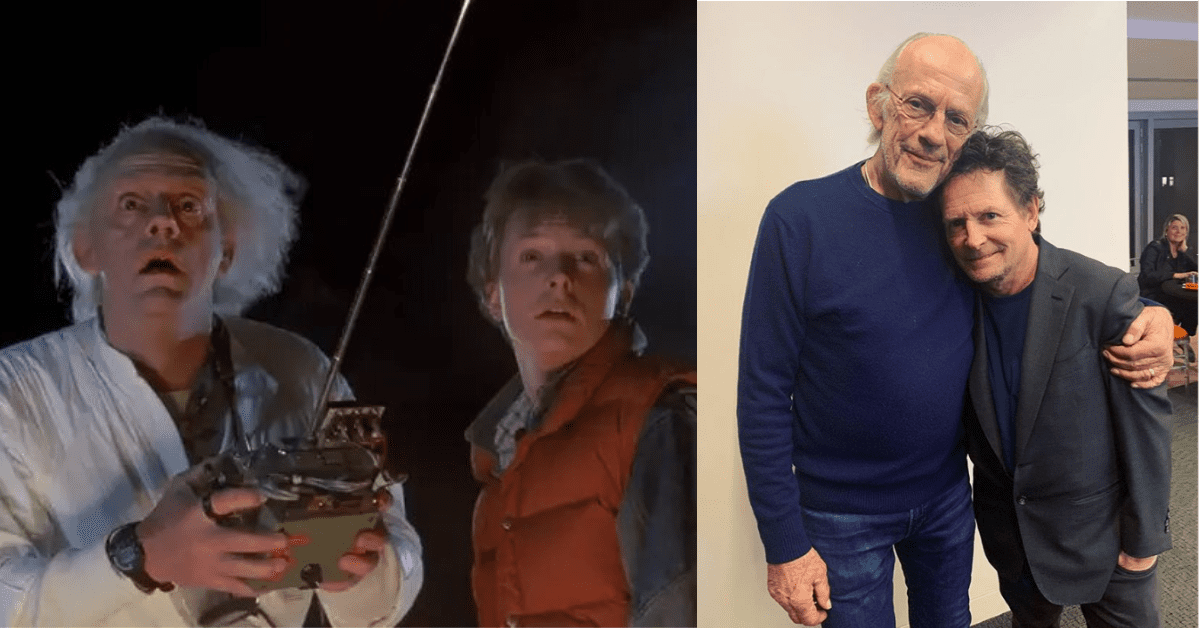 Michael J. Fox And Christopher Lloyd Together Reunited 35 Years After ‘Back To The Future’