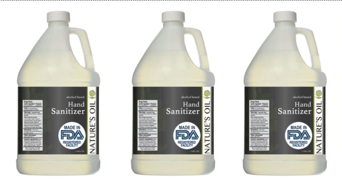 You Can Buy An Entire Gallon of Hand Sanitizer, Because Why Wouldn’t You?