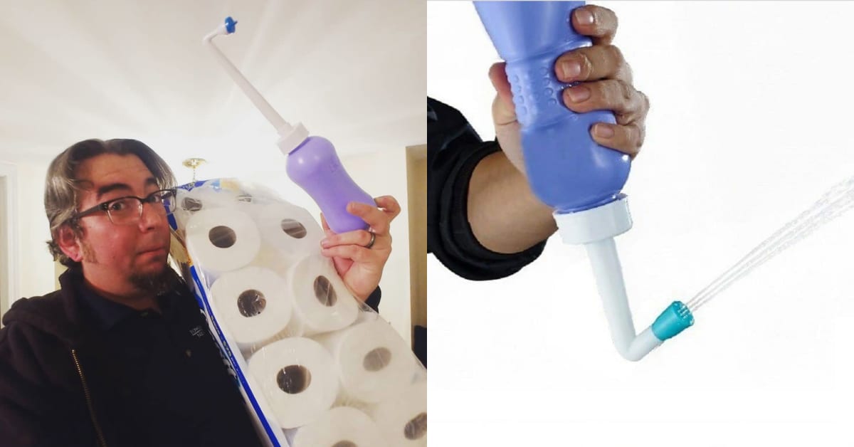 You Can Get A Portable Bidet That Will Solve All of Your Toilet Paper Problems Right Now