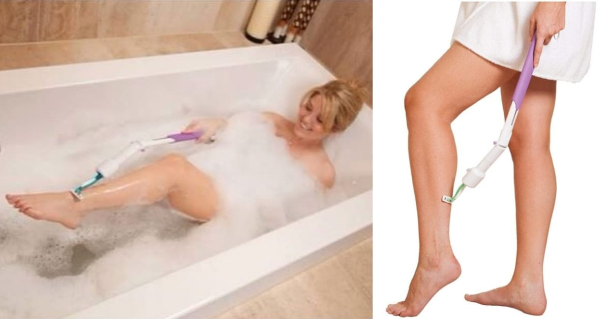 This Razor Extension Handle Helps Women Shave Without Having to Bend Down and I Need It