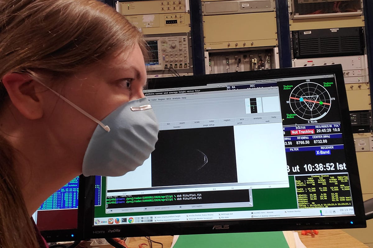 An Asteroid That Looks Like It’s Wearing A Face Mask Is Approaching Earth