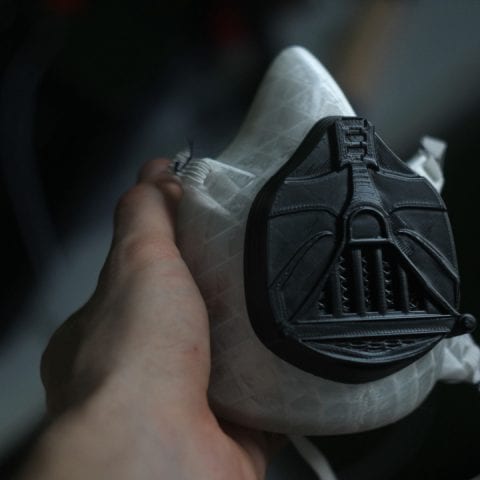You Can Get A Free Pattern To Make Your Own 3D Printed Darth Vader Mask