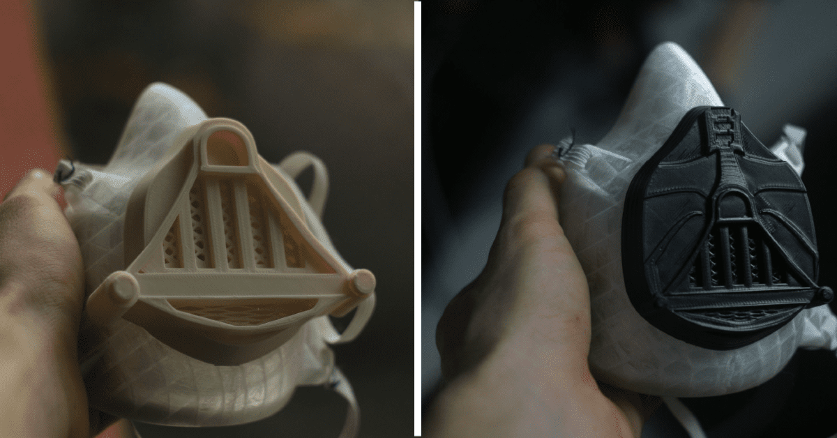 You Can Get A Free Pattern To Make Your Own 3D Printed Darth Vader Mask