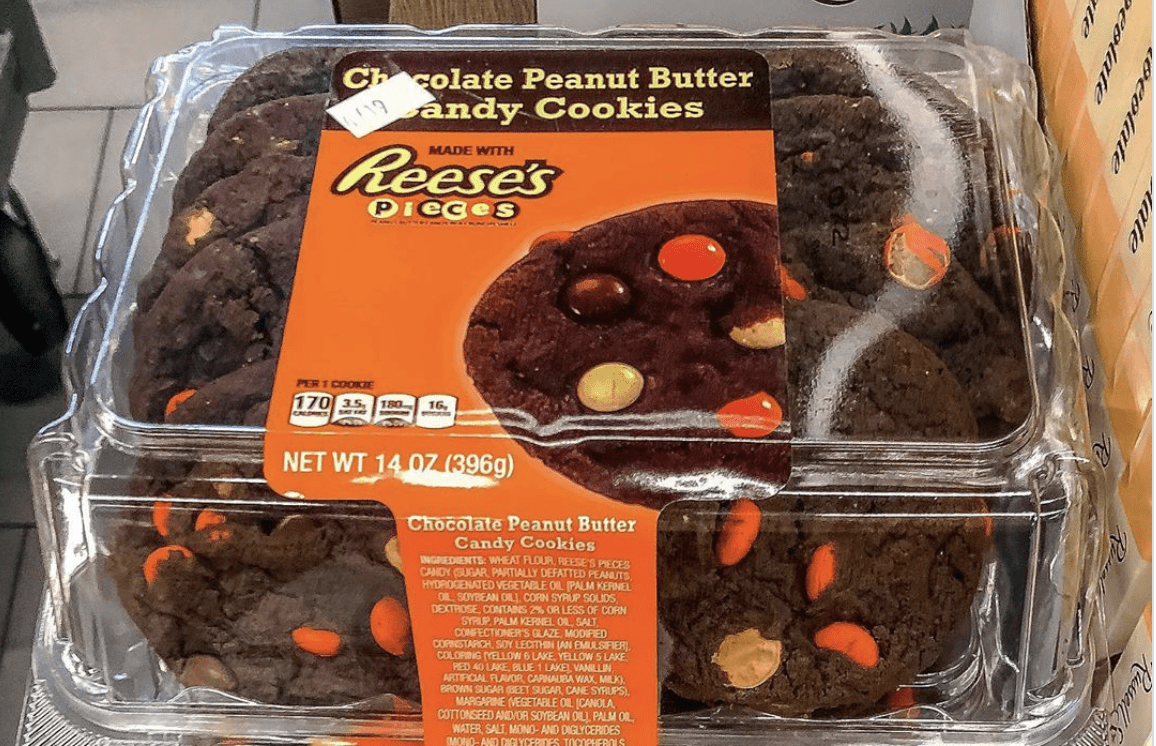 Aldi Is Selling Chocolate Cookies Stuffed With Reese’s Pieces and I’m On My Way